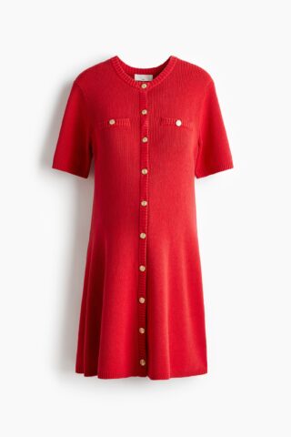H & M - MAMA Gebreide jurk - Rood