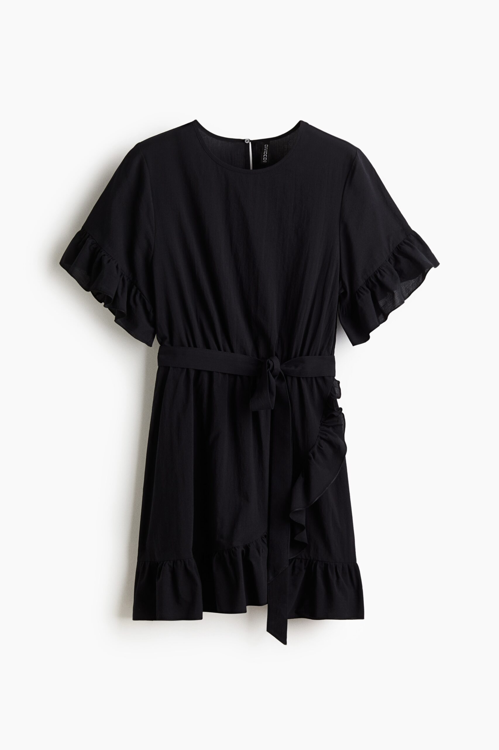 H & M - Jurk met volants - Zwart H & M - Jurk met volants - Zwart
