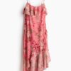 H & M - Strappy jurk met volants - Roze/Bloemen