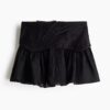 H & M - Minirok met borduursel - Zwart