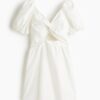 H & M - Jurk met gedraaid detail - Wit
