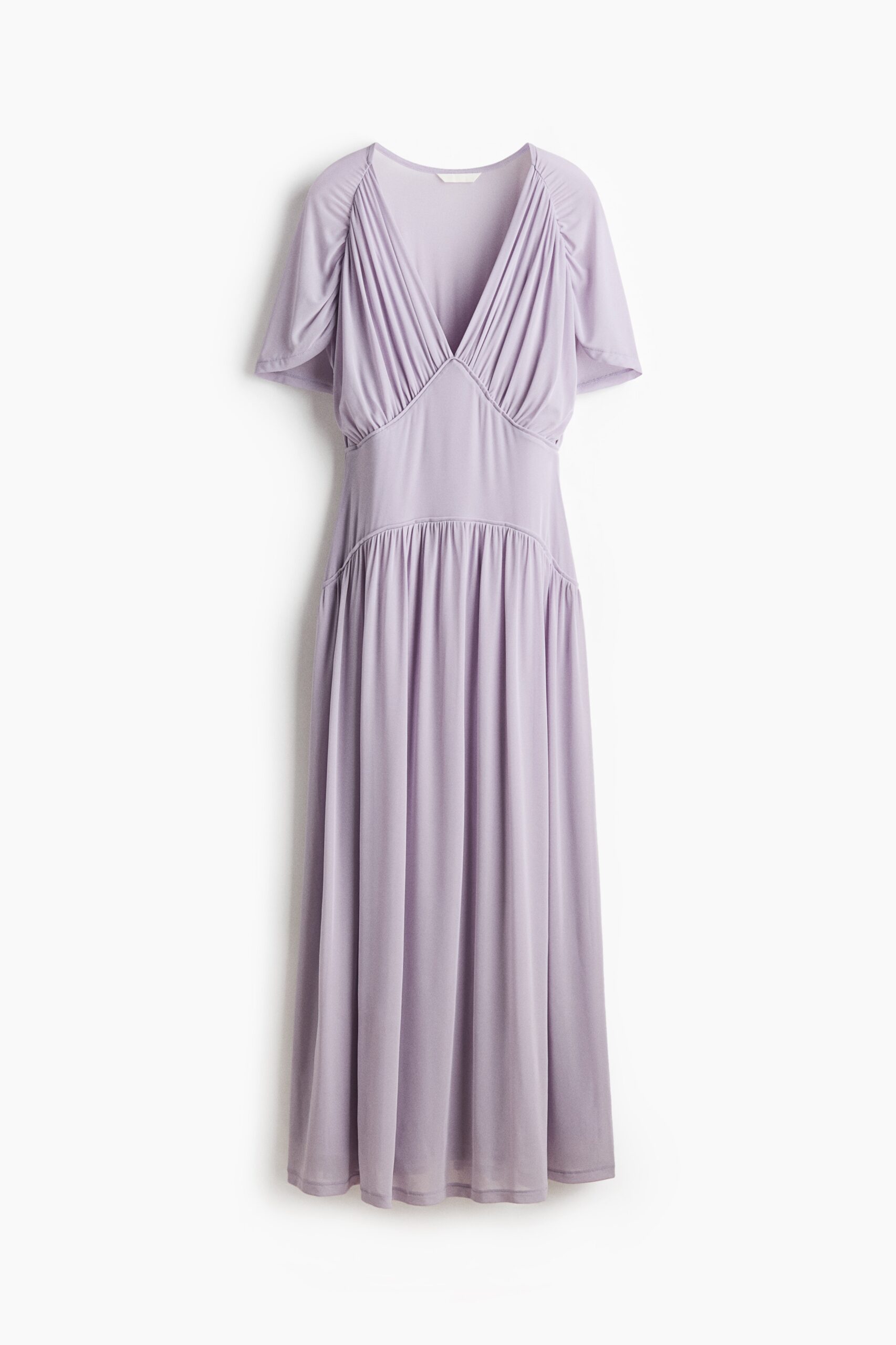 H & M - Midi-jurk van licht transparant tricot - Lichtpaars H & M - Midi-jurk van licht transparant tricot - Lichtpaars