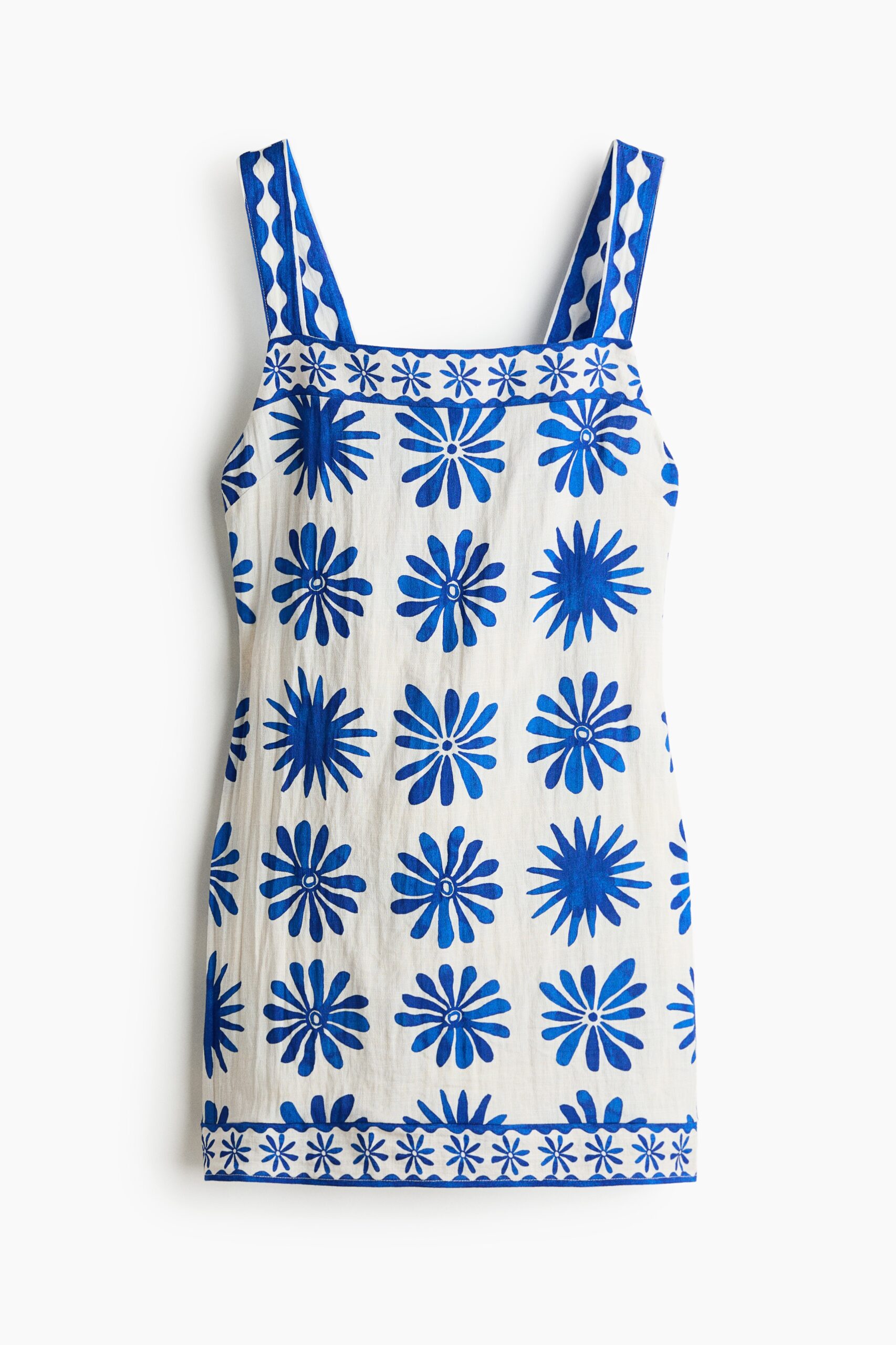 H & M - Mouwloze open-backjurk - Wit/Bloemen H & M - Mouwloze open-backjurk - Wit/Bloemen