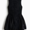 H & M - Bubble-hemjurk van linnenmix - Zwart