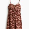 H & M - Strapjurk met print - Bruin/Dessin