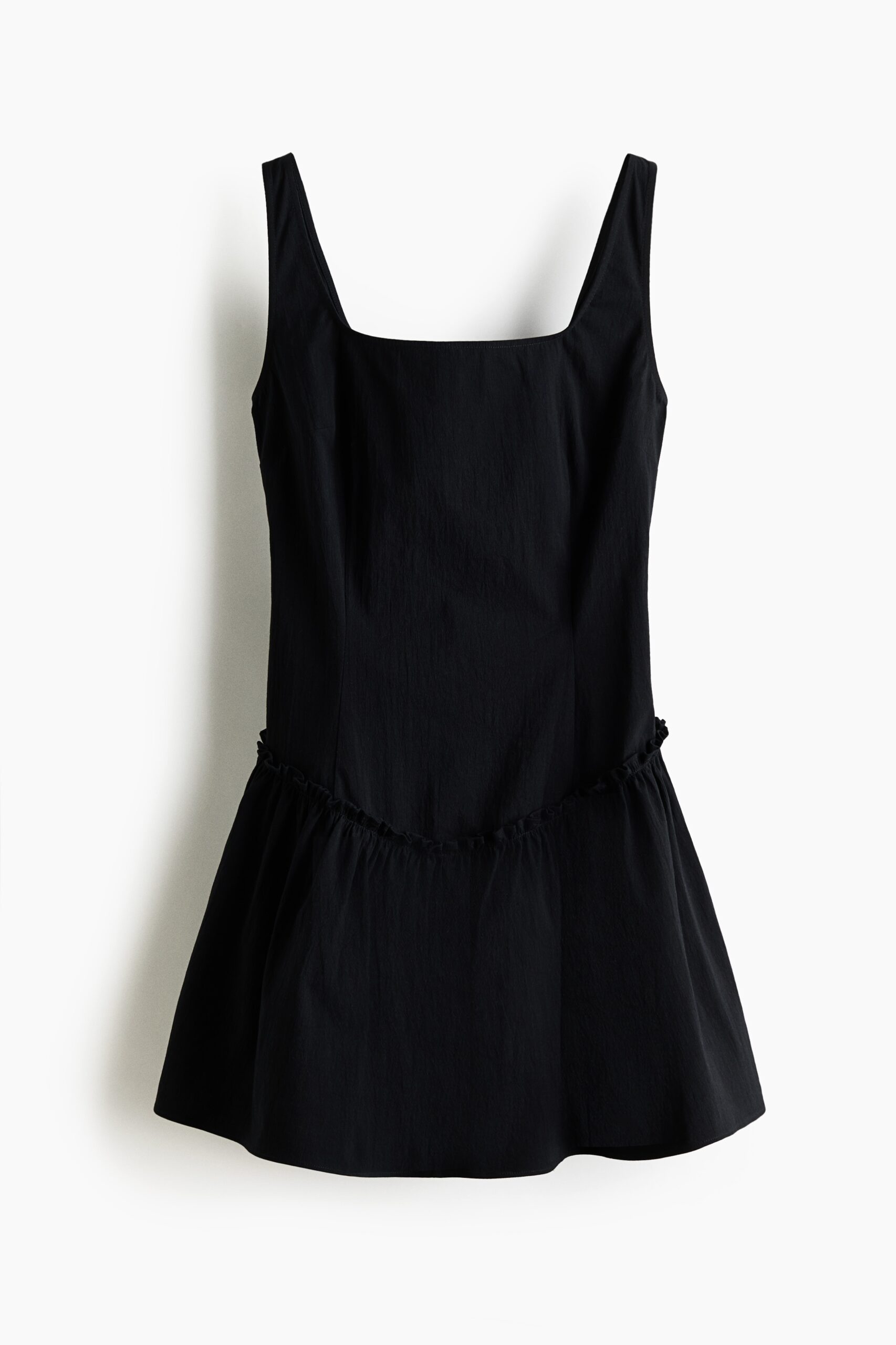 H & M - Jurk met uitlopende rok - Zwart H & M - Jurk met uitlopende rok - Zwart