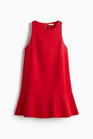 H & M - A-linejurk - Helderrood