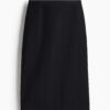 H & M - Kokerrok met crinkle-effect - Zwart