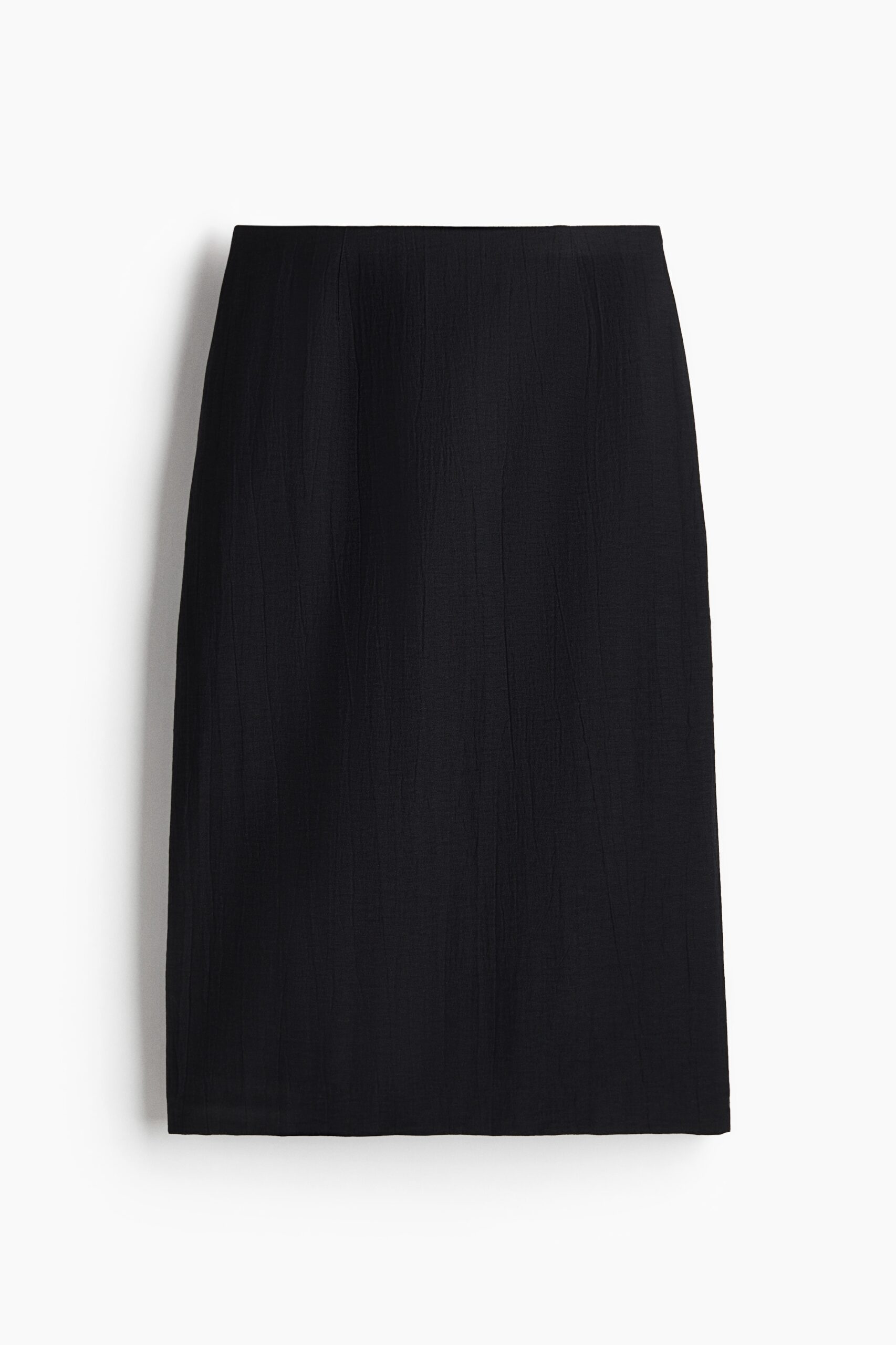 H & M - Kokerrok met crinkle-effect - Zwart H & M - Kokerrok met crinkle-effect - Zwart