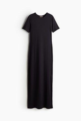 H & M - T-shirtjurk - Lichtzwart