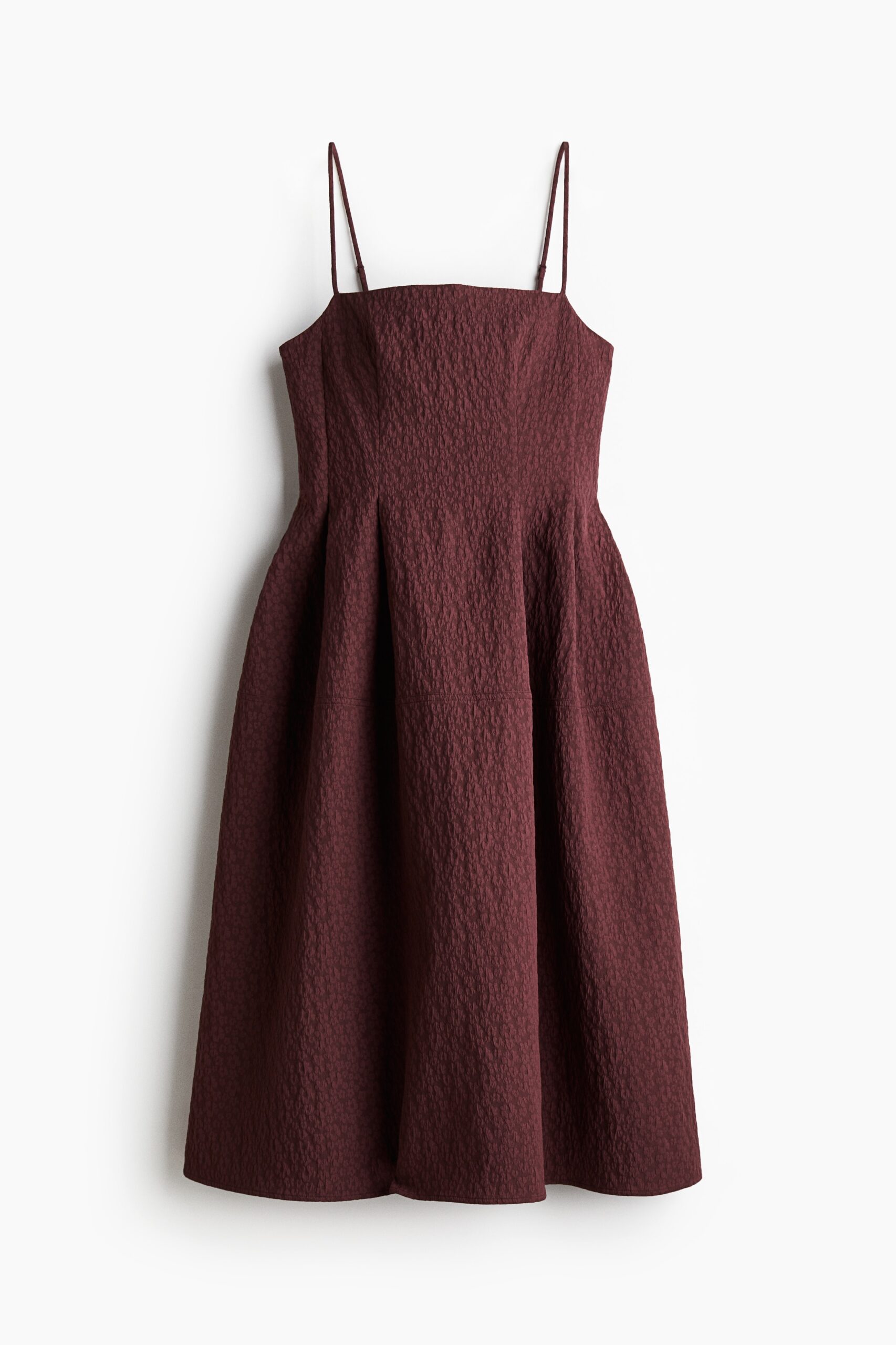 H & M - Jacquardgeweven jurk - Bordeauxrood H & M - Jacquardgeweven jurk - Bordeauxrood
