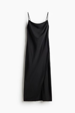 H & M - Strappy jurk met ceintuurdetail - Zwart