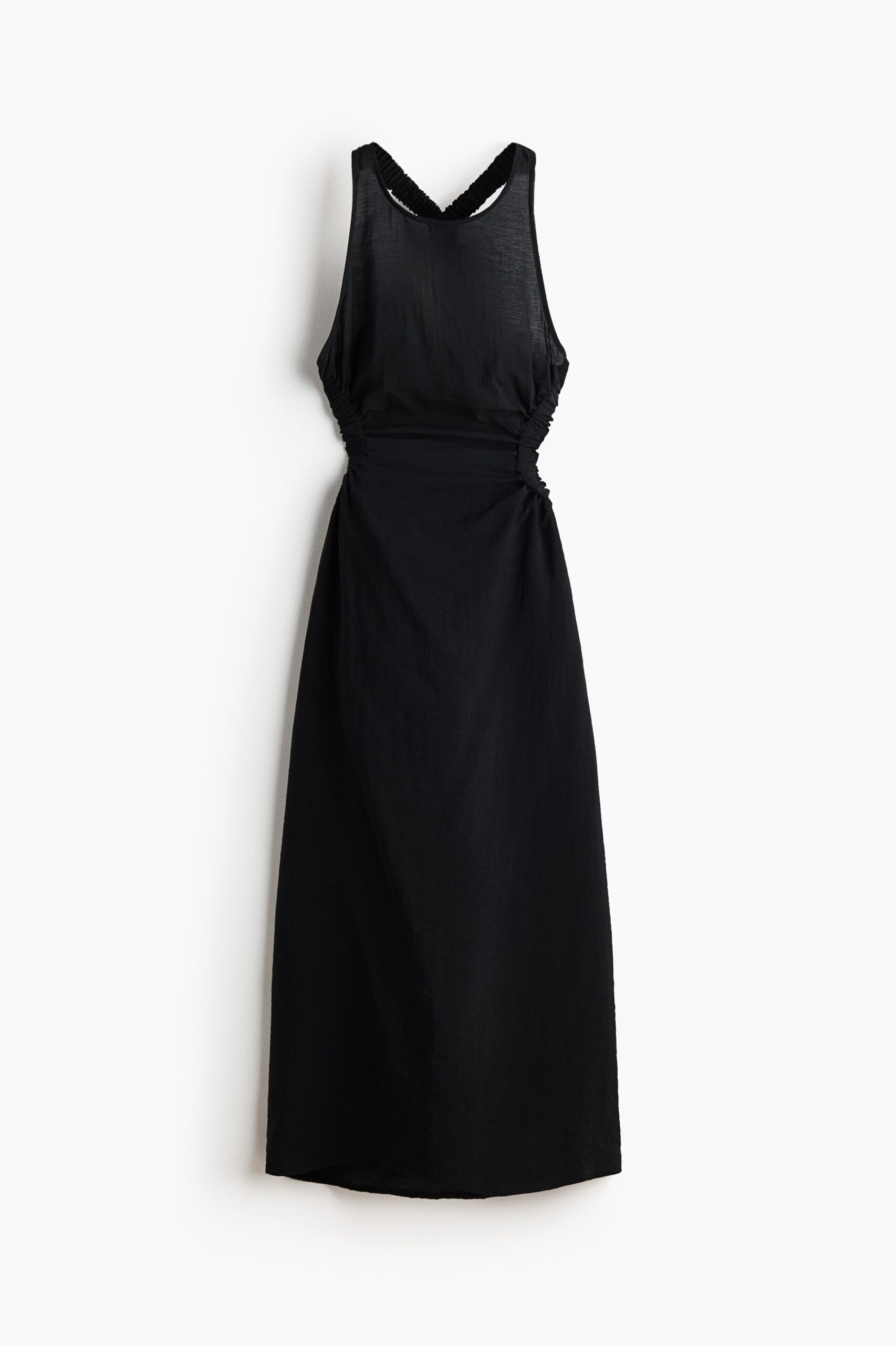 H & M - Maxi-jurk met onbedekte rug - Zwart H & M - Maxi-jurk met onbedekte rug - Zwart