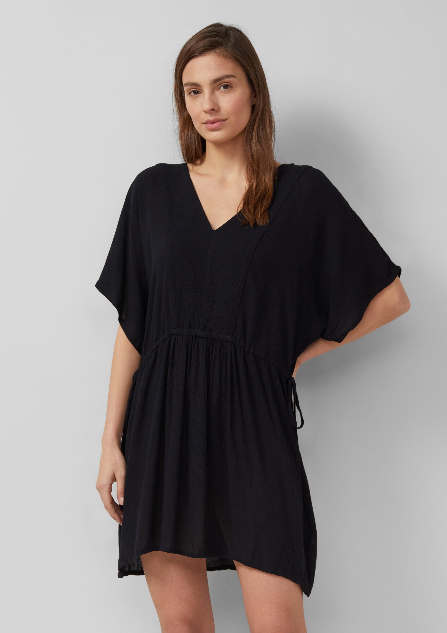 Korte strandjurk van luchtige viscose