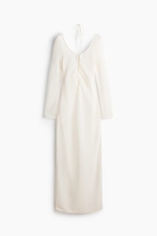 H & M - Losgebreide strandjurk - Wit
