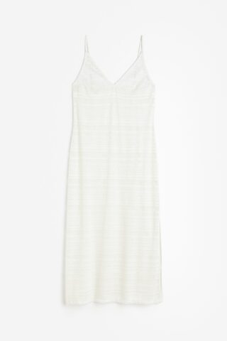 H & M - Bodyconjurk met V-hals - Wit