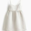 H & M - Strappy jurk met gelaagde look - Wit