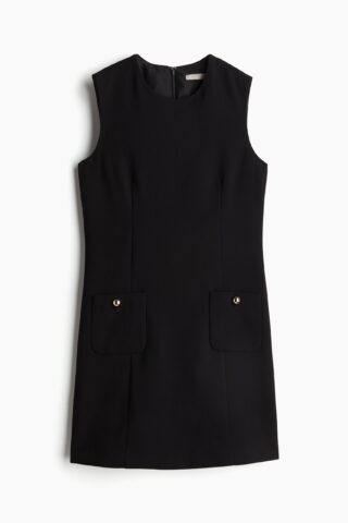 H & M - Jurk met zakken - Zwart
