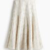H & M - Jacquardgeweven rok - Roomwit