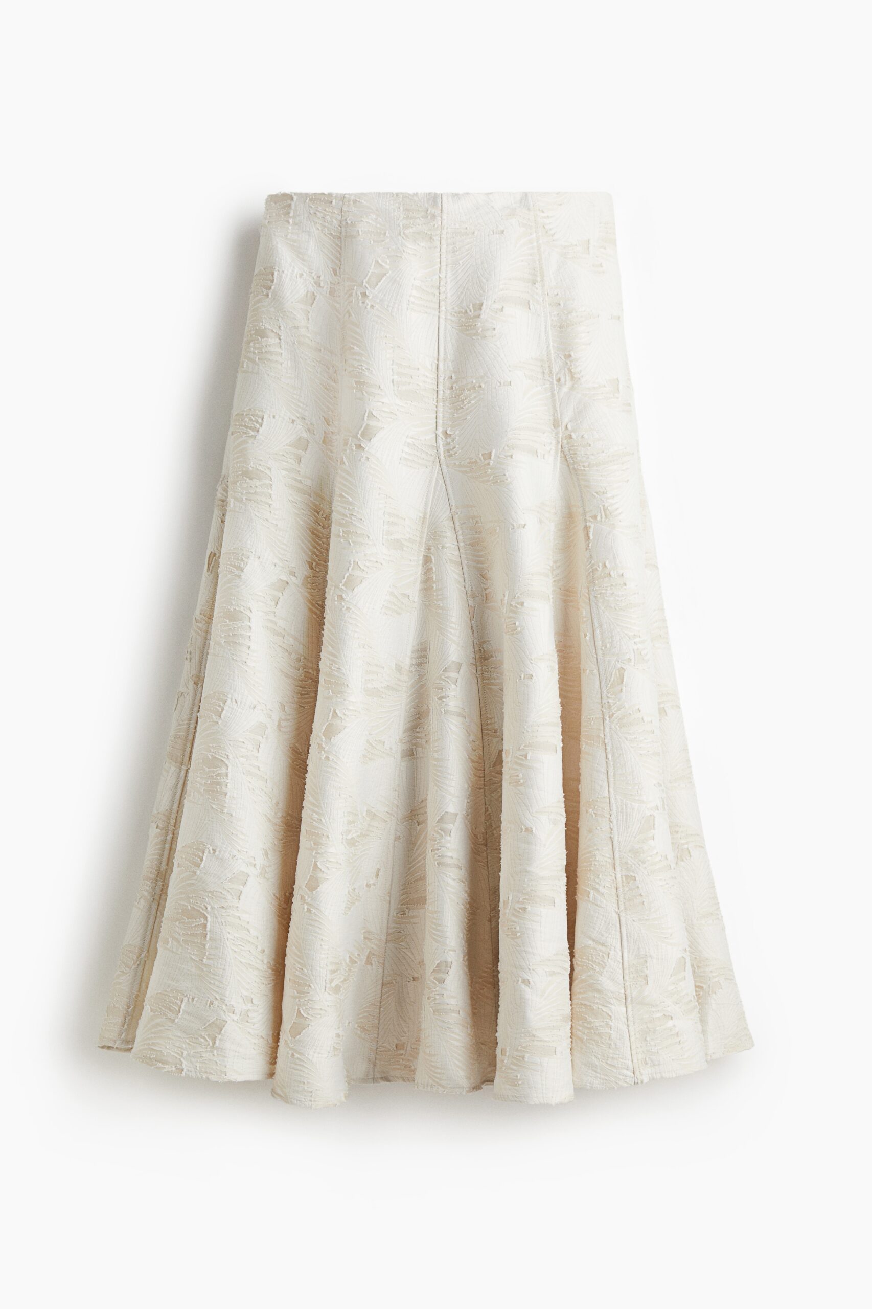 H & M - Jacquardgeweven rok - Roomwit