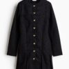 H & M - Bouclé jurk - Zwart