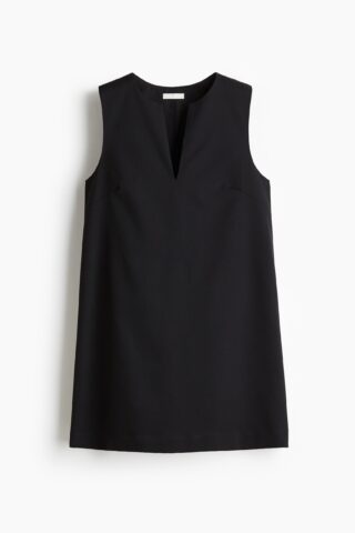 H & M - Twill shift-jurk - Zwart