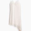H & M - Strappy jurk met kant - Bleek Poederroze