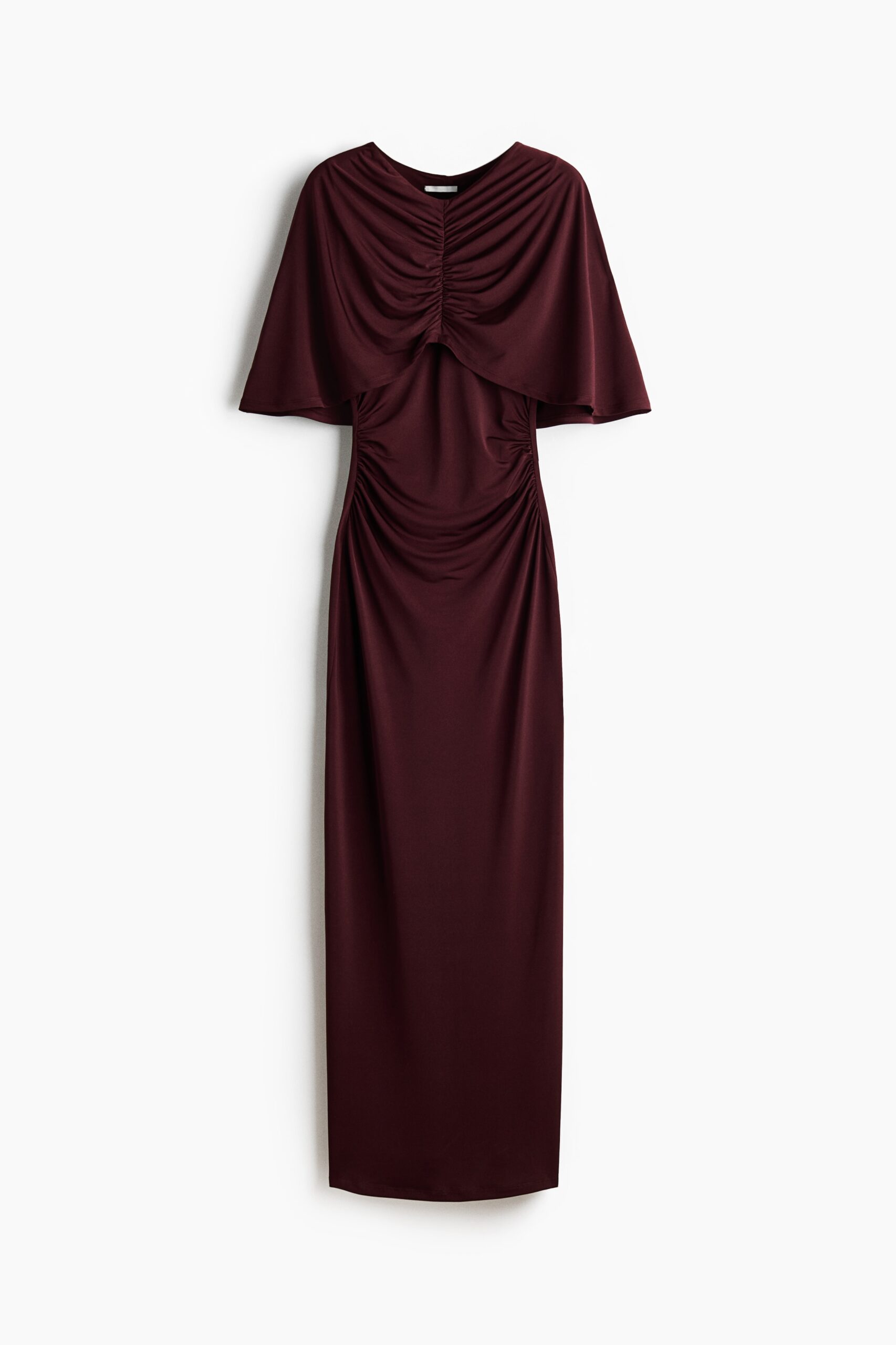H & M - Capejurk van tricot - Chocopruimenpaars