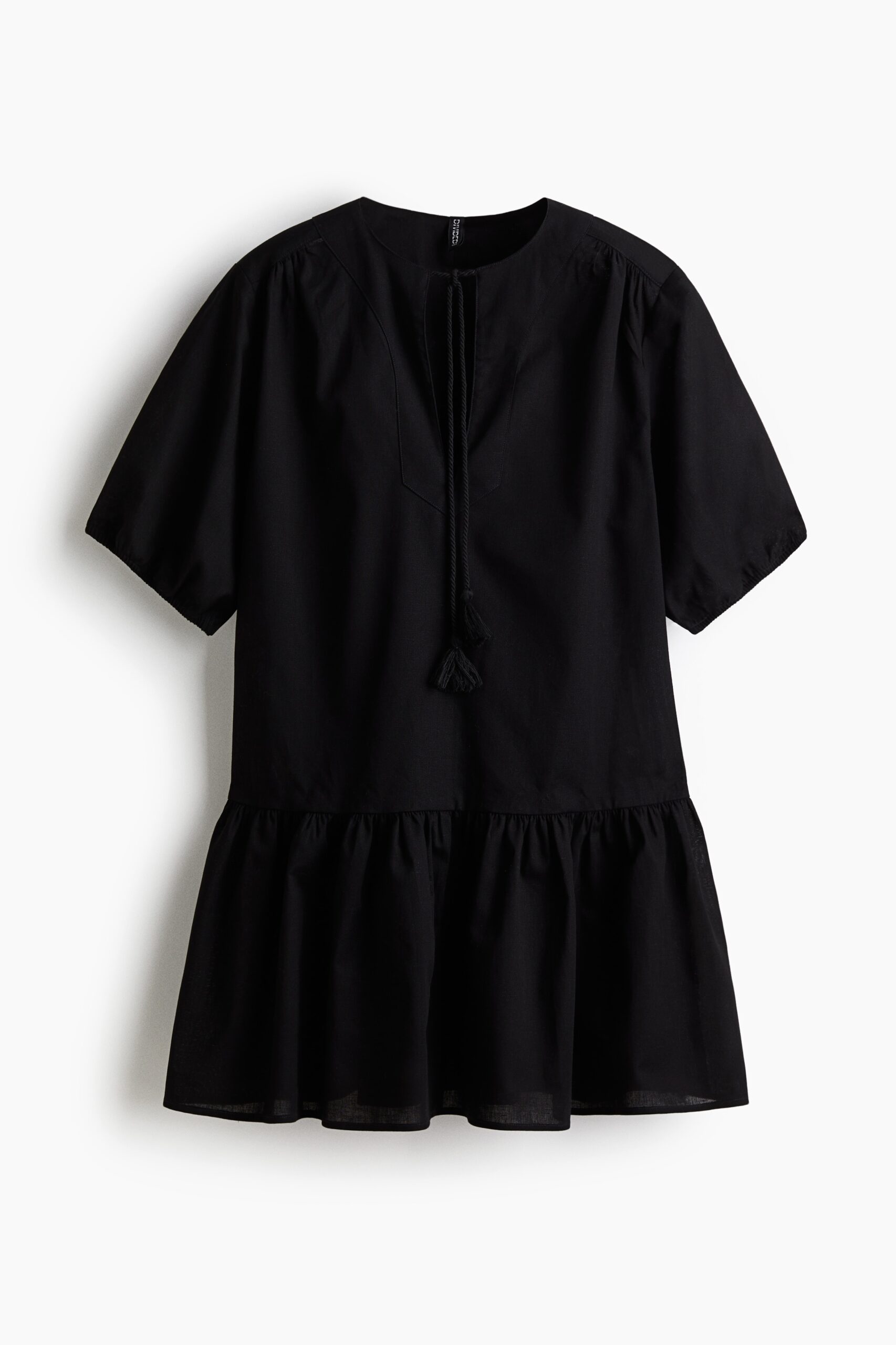 H & M - Uitlopende jurk - Zwart
