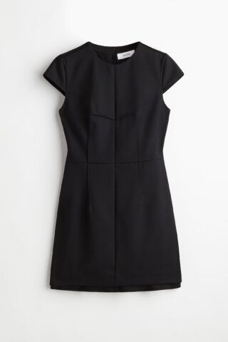 H & M - Dubbellaagse mini-jurk - Zwart