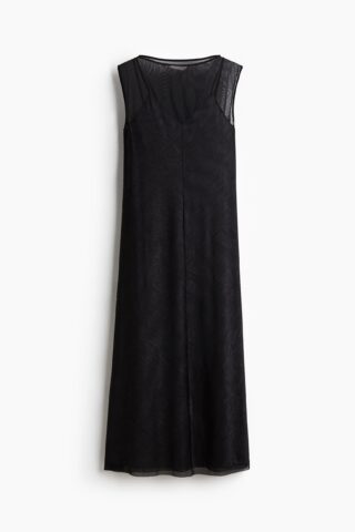 H & M - Meerlaagse jurk - Zwart