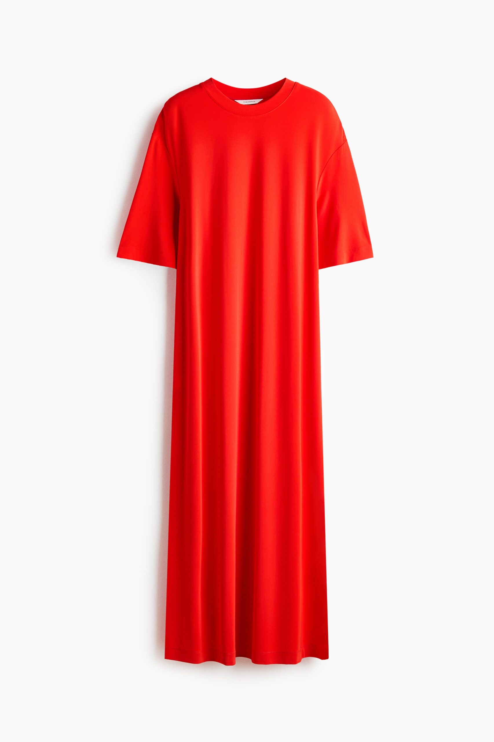 H & M - Lange T-shirtjurk - Helderrood H & M - Lange T-shirtjurk - Helderrood