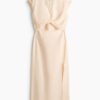 H & M - Overhemdjurk met cutout - Lichtbeige