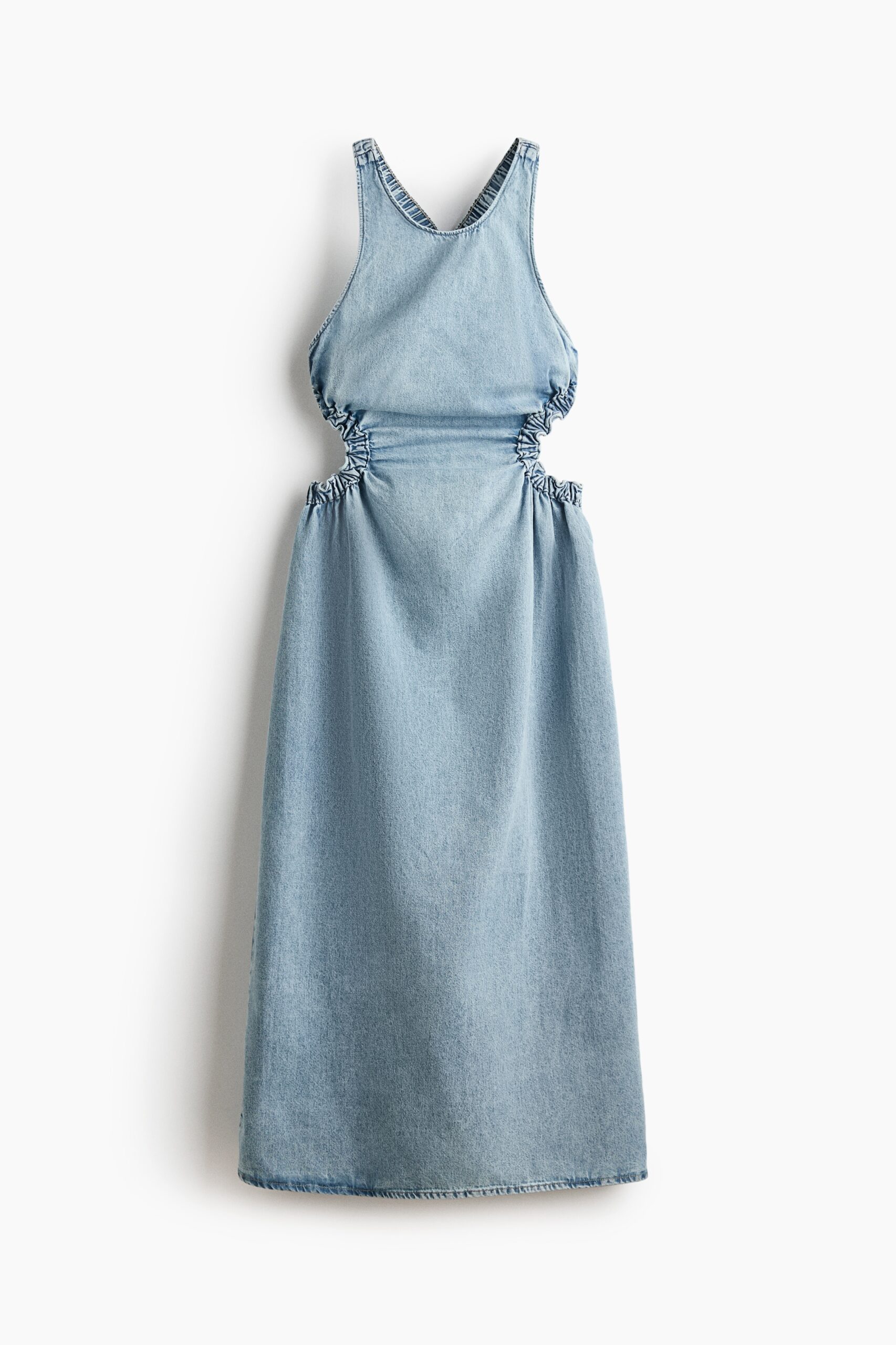 H & M - Maxi-jurk met onbedekte rug - Licht Denimblauw H & M - Maxi-jurk met onbedekte rug - Licht Denimblauw