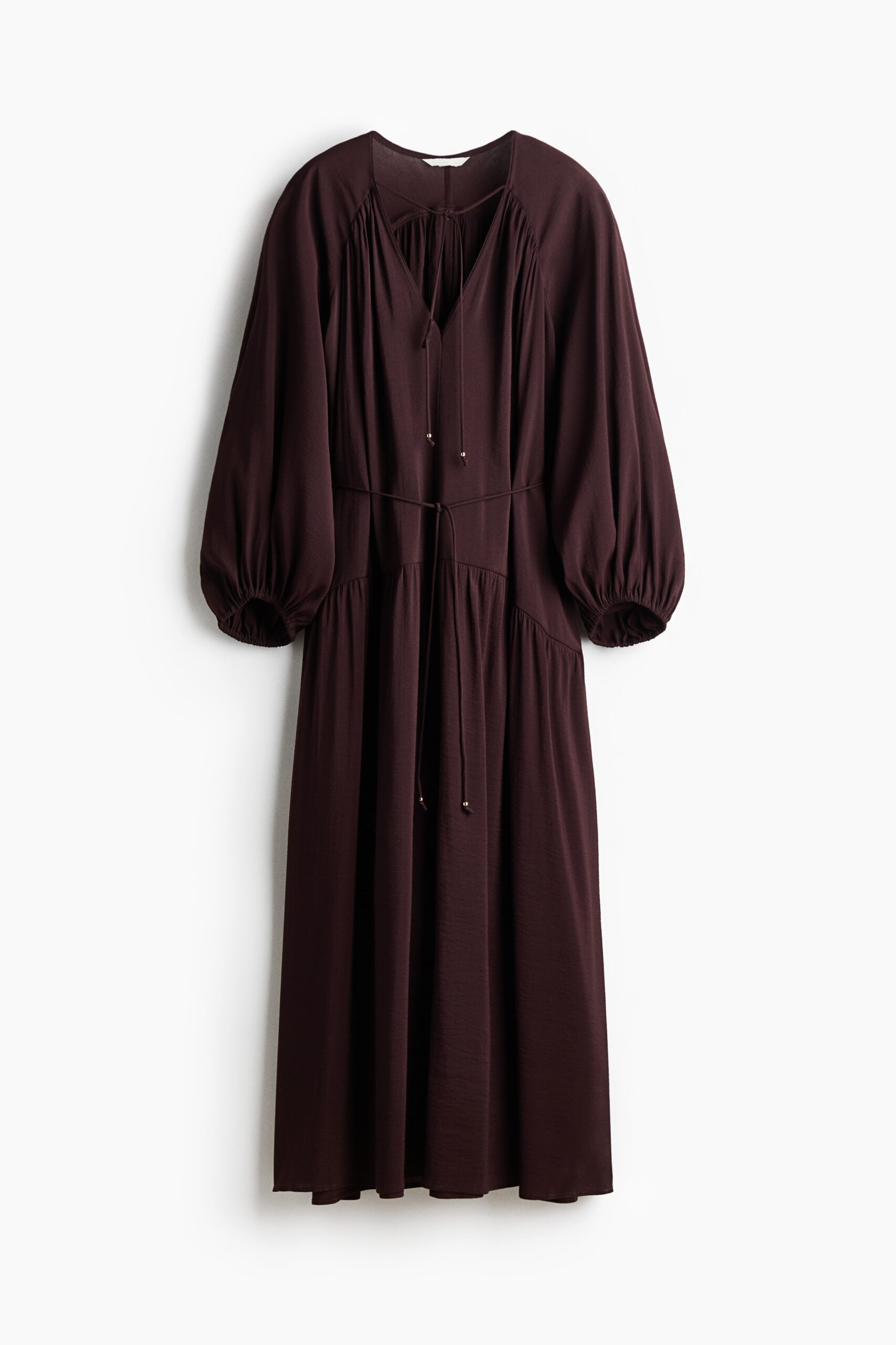 H & M - Oversized tuniekjurk - Donkerbruin H & M - Oversized tuniekjurk - Donkerbruin