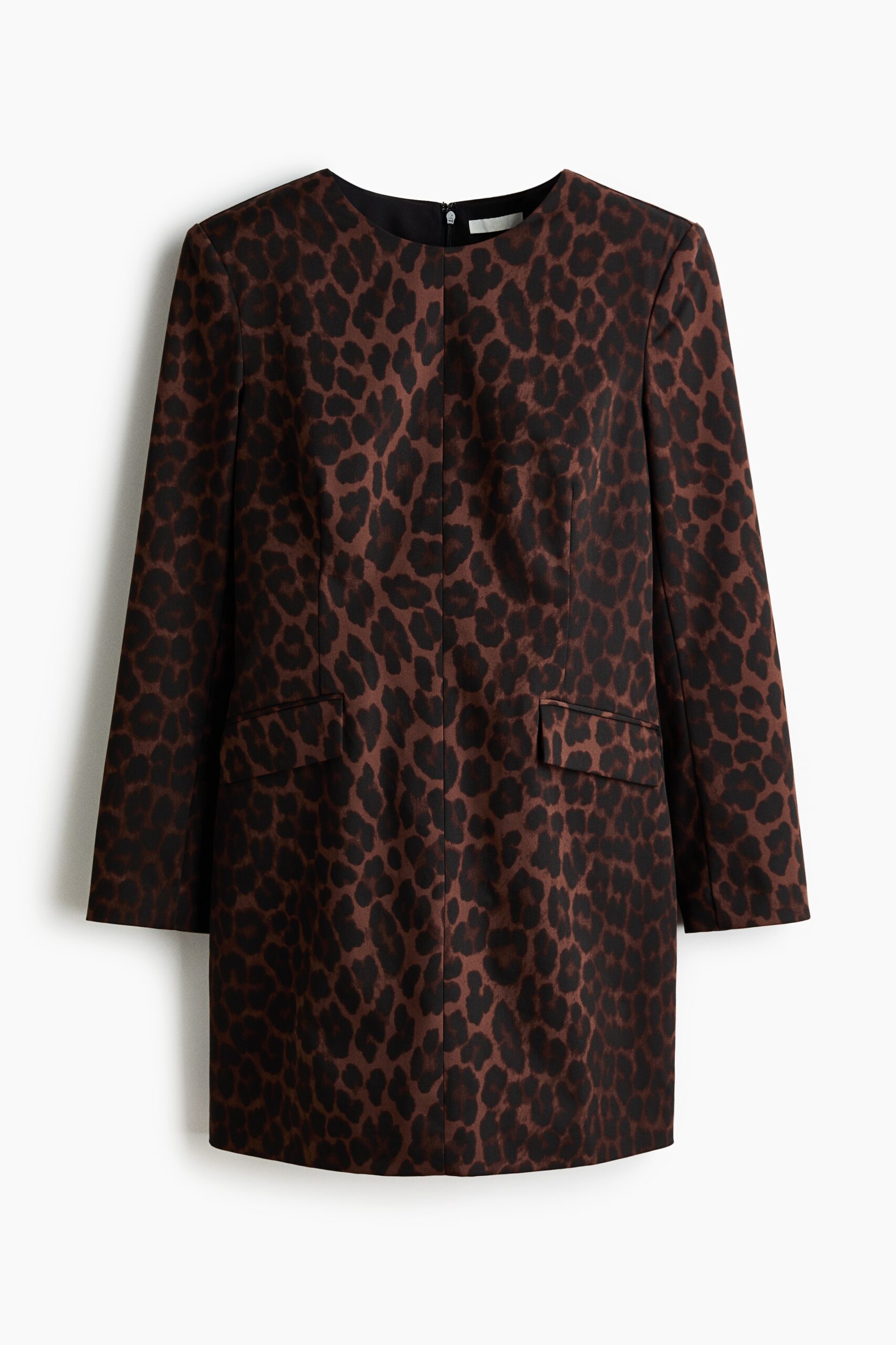 H & M - Korte jurk - Zwart/Luipaarddessin H & M - Korte jurk - Zwart/Luipaarddessin