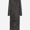 H & M - Jurk met stras - Zwart/Stras