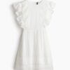 H & M - Pintucked dress - Wit