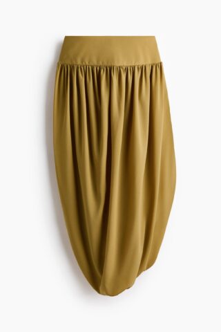 H & M - Tulprok met ballonzoom - Donkerbeige