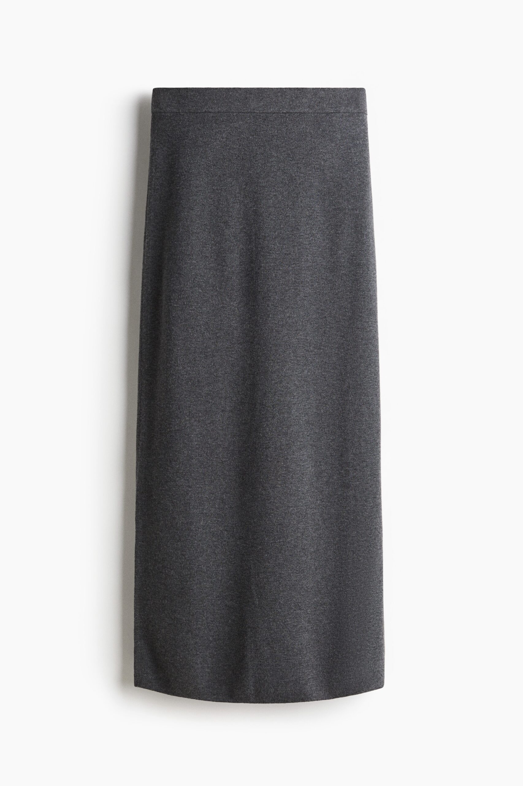 H & M - Fijngebreide tuberok - Donkergrijs Gemêleerd