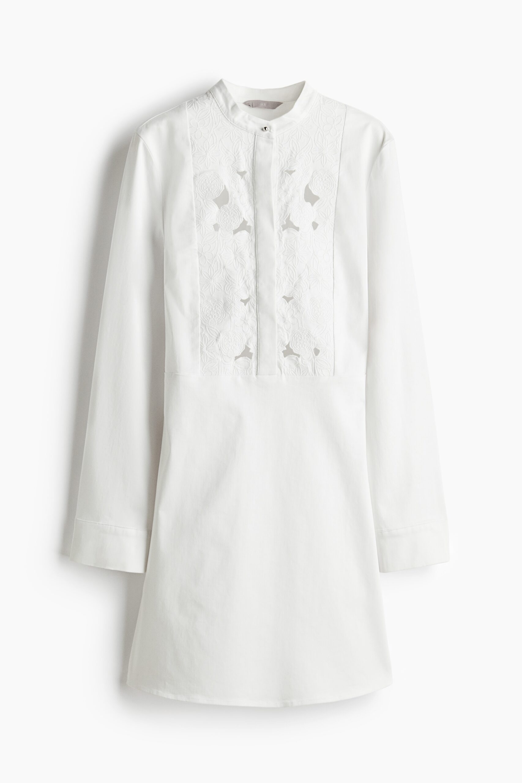 H & M - Jurk met broderie anglaise - Wit H & M - Jurk met broderie anglaise - Wit