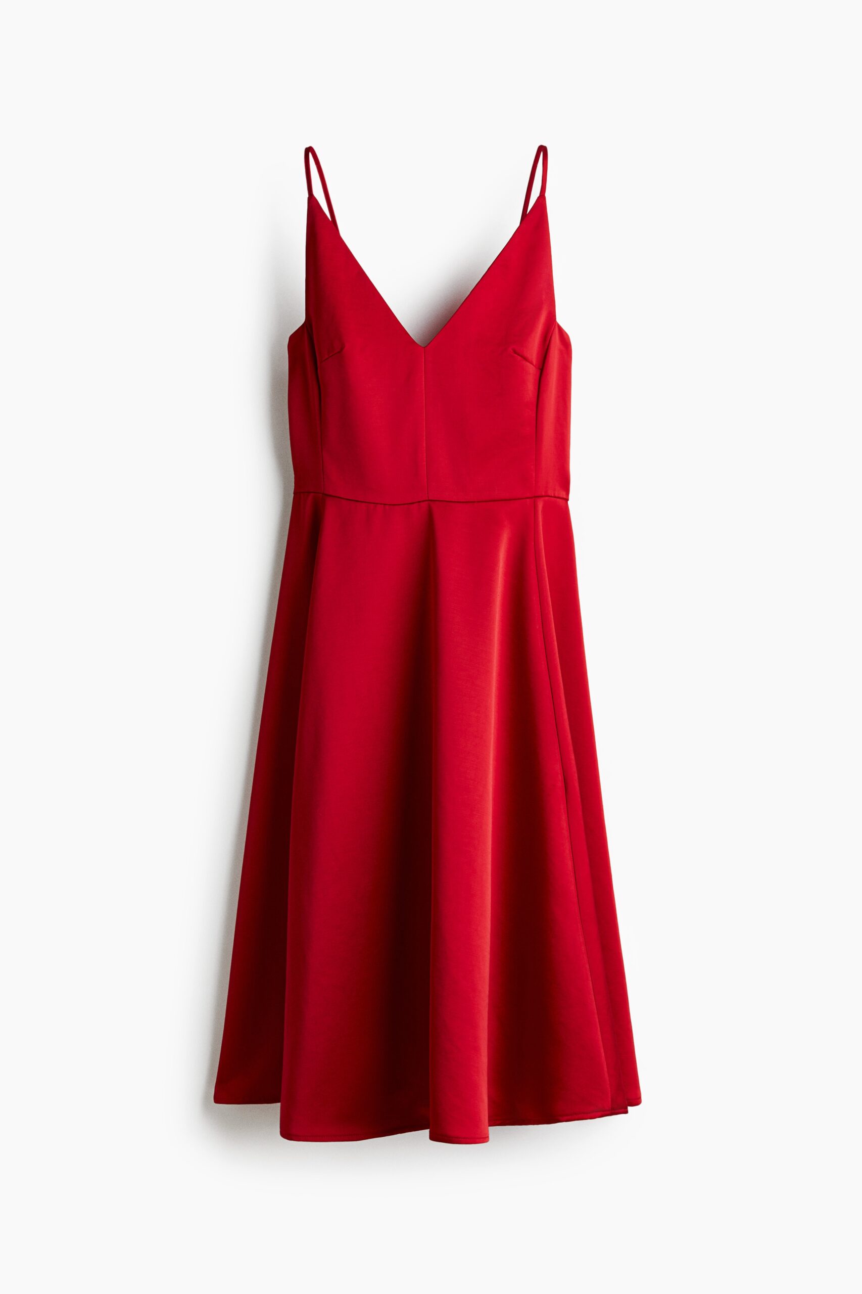H & M - Strappy jurk met V-hals - Rood H & M - Strappy jurk met V-hals - Rood