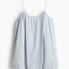 H & M - Strappy bubble-hemjurk - Lichtblauw