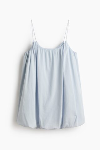H & M - Strappy bubble-hemjurk - Lichtblauw