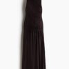 H & M - MAMA Gesmokte tricot jurk - Donkerbruin