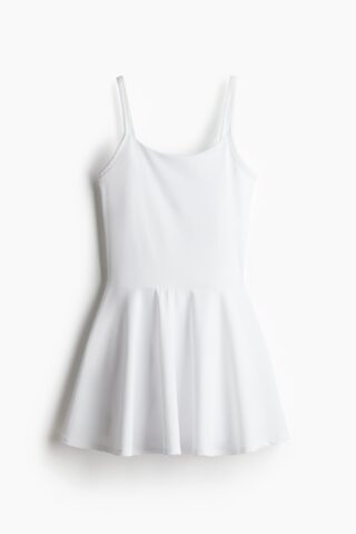 H & M - Tennisjurk met SoftMove - Wit