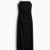 H & M - Strappy jurk met structuurdessin - Zwart