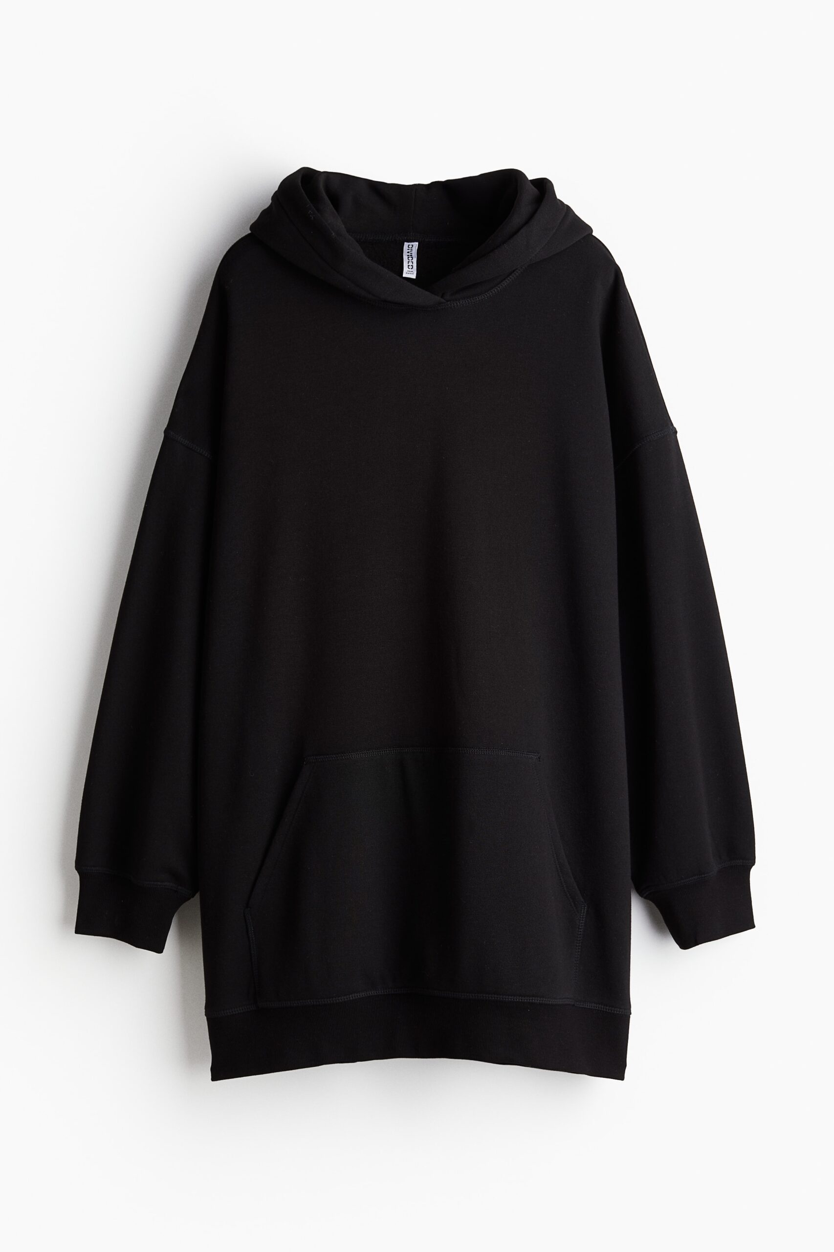 H & M - Katoenen jurk met capuchon - Zwart H & M - Katoenen jurk met capuchon - Zwart
