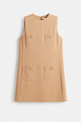 H & M - Shiftjurk met zakken - Beige