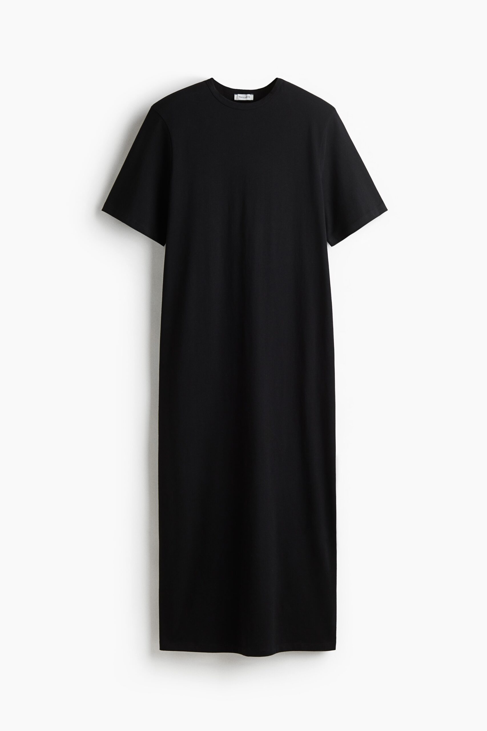 H & M - T-shirtjurk met schoudervullingen - Zwart
